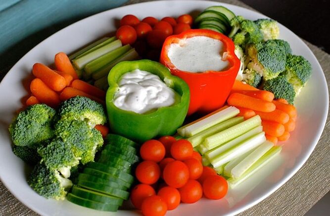 Verduras para unha dieta