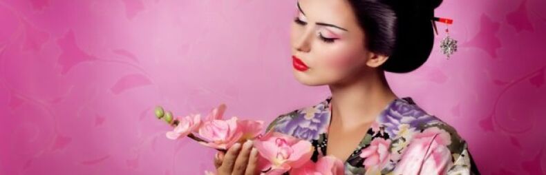 Nena xaponesa delgada